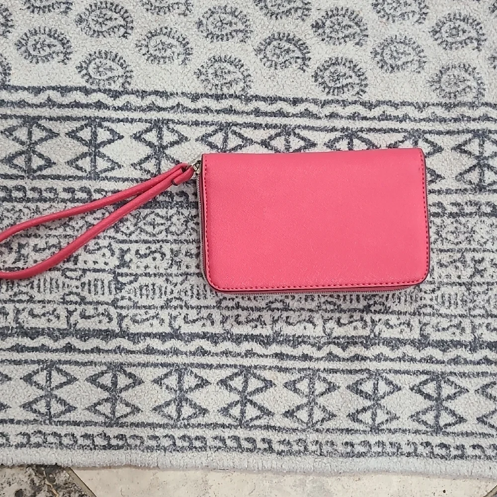 New York & Company Pink Studded Wristlet